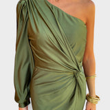 Rosa - Vestido de um ombro