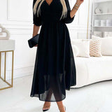 Andreia - Vestido Elegante com Decote em V