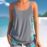 Sylvia - Tankini com estampado geométrico