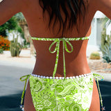 Lone - Bikini Halterneck com Renda Vivid