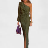 Rosa - Vestido de um ombro