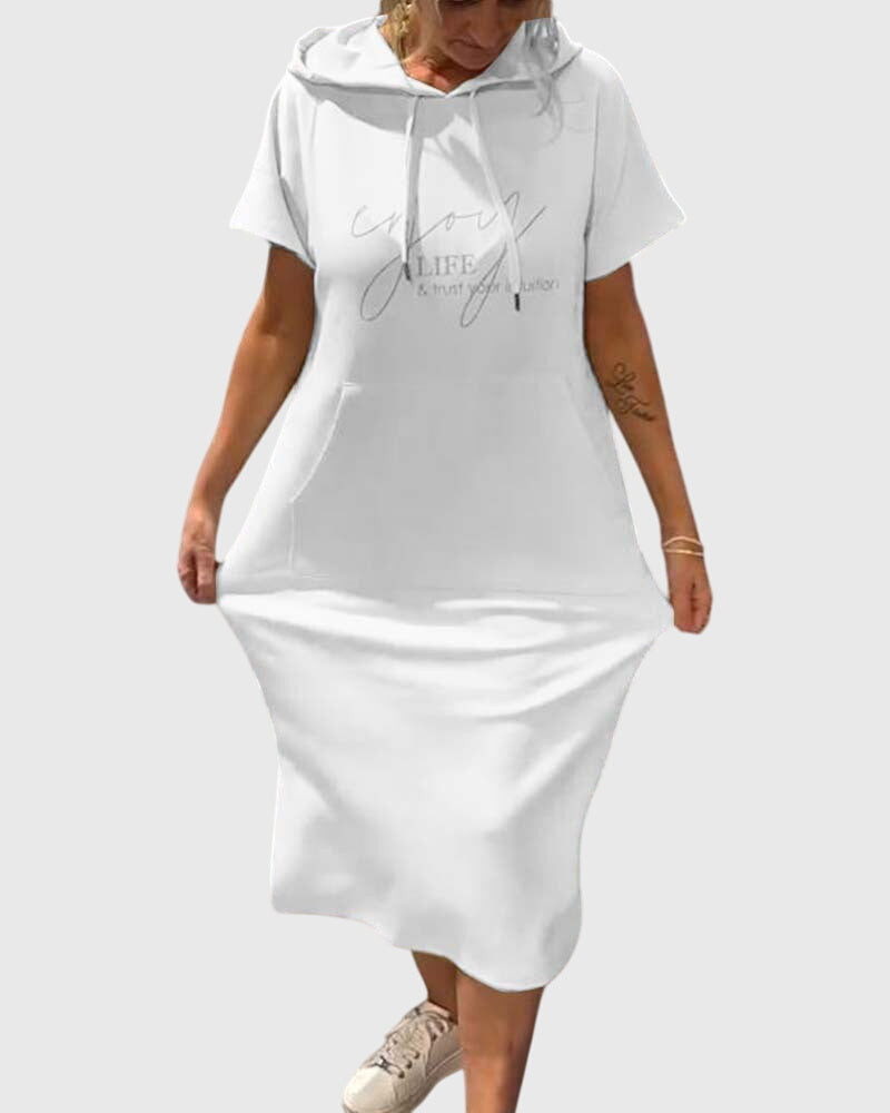 Marlowe™ | Vestido Casual com Capuz
