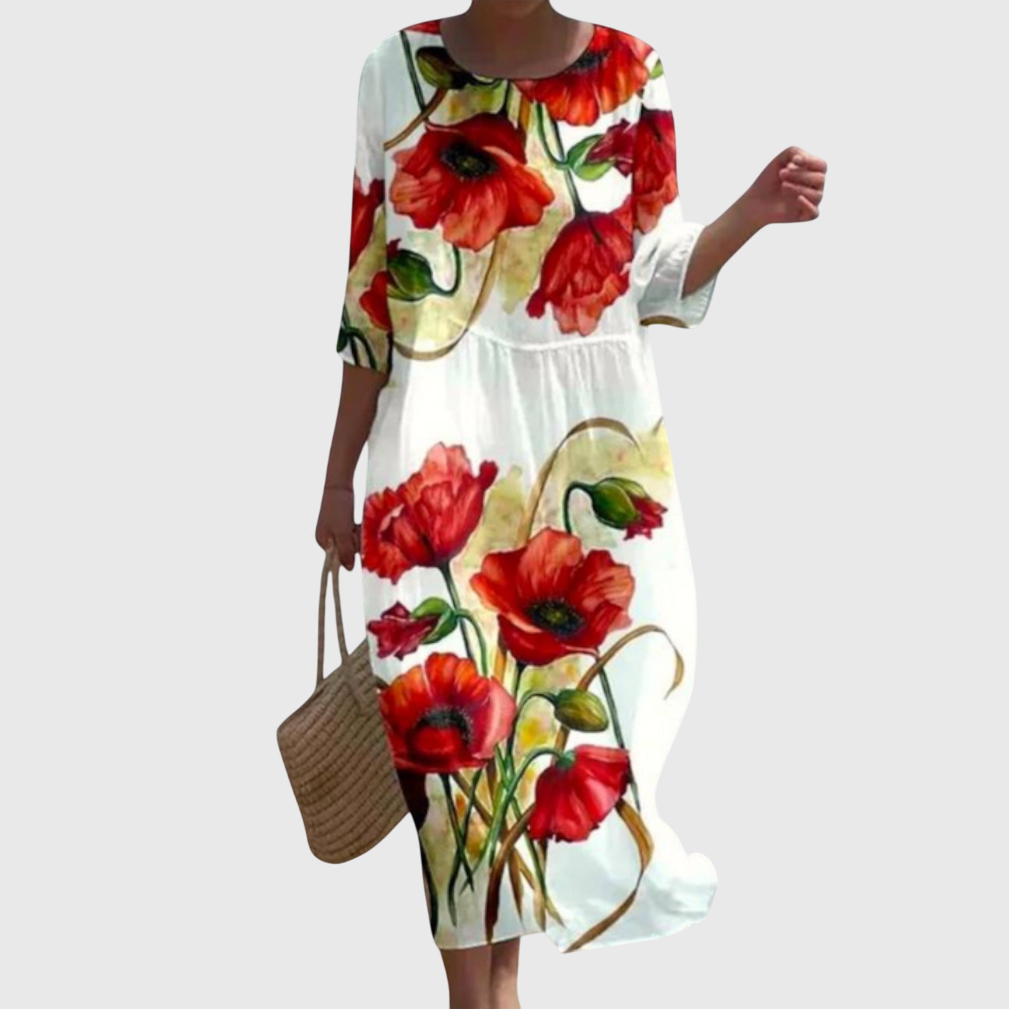 Hayley™ | Vestido Maxi Floral Estiloso