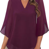 Annelyn | Blusa Luxuosa em Camadas