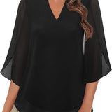 Annelyn | Blusa Luxuosa em Camadas