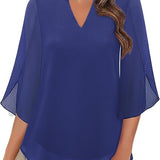 Annelyn | Blusa Luxuosa em Camadas
