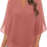 Annelyn | Blusa Luxuosa em Camadas