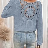 Estilo | Suéter Tricotado Trendy com Detalhe nas Costas