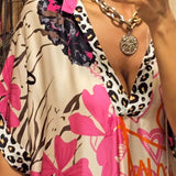 Andreia - Vestido casual com decote V