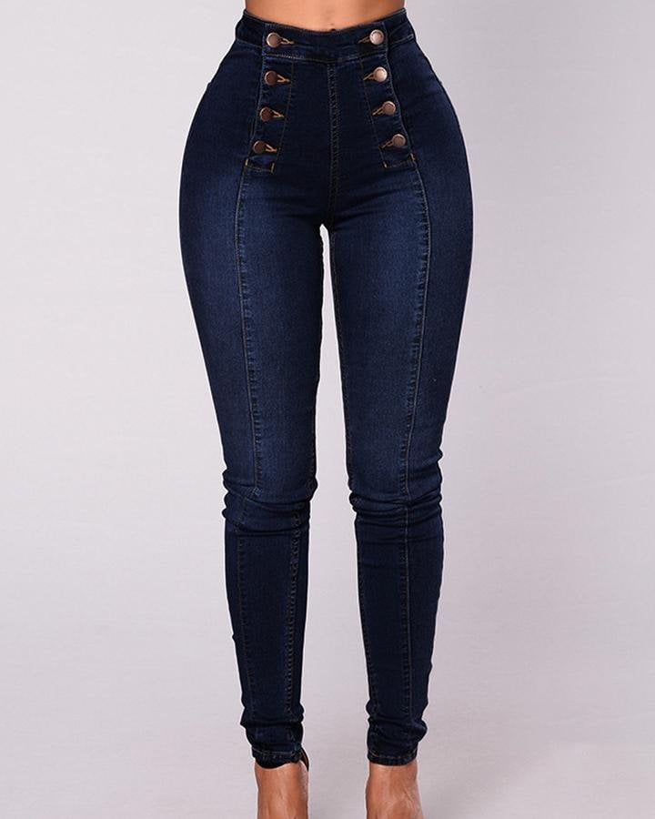 Marion™ - Jeans skinny de cintura alta elegante