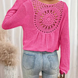 Estilo | Suéter Tricotado Trendy com Detalhe nas Costas