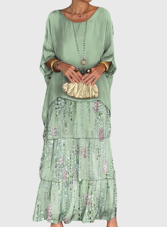 Susan™ | Vestido Longo e Fluido Elegante