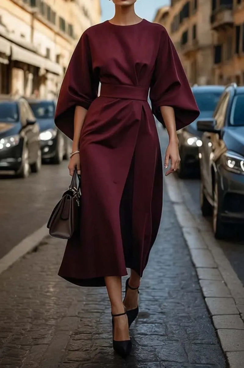 Lucille - Vestido con mangas de farol