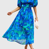 Merlin™ | Vestido Midi Floral Lisonjeiro