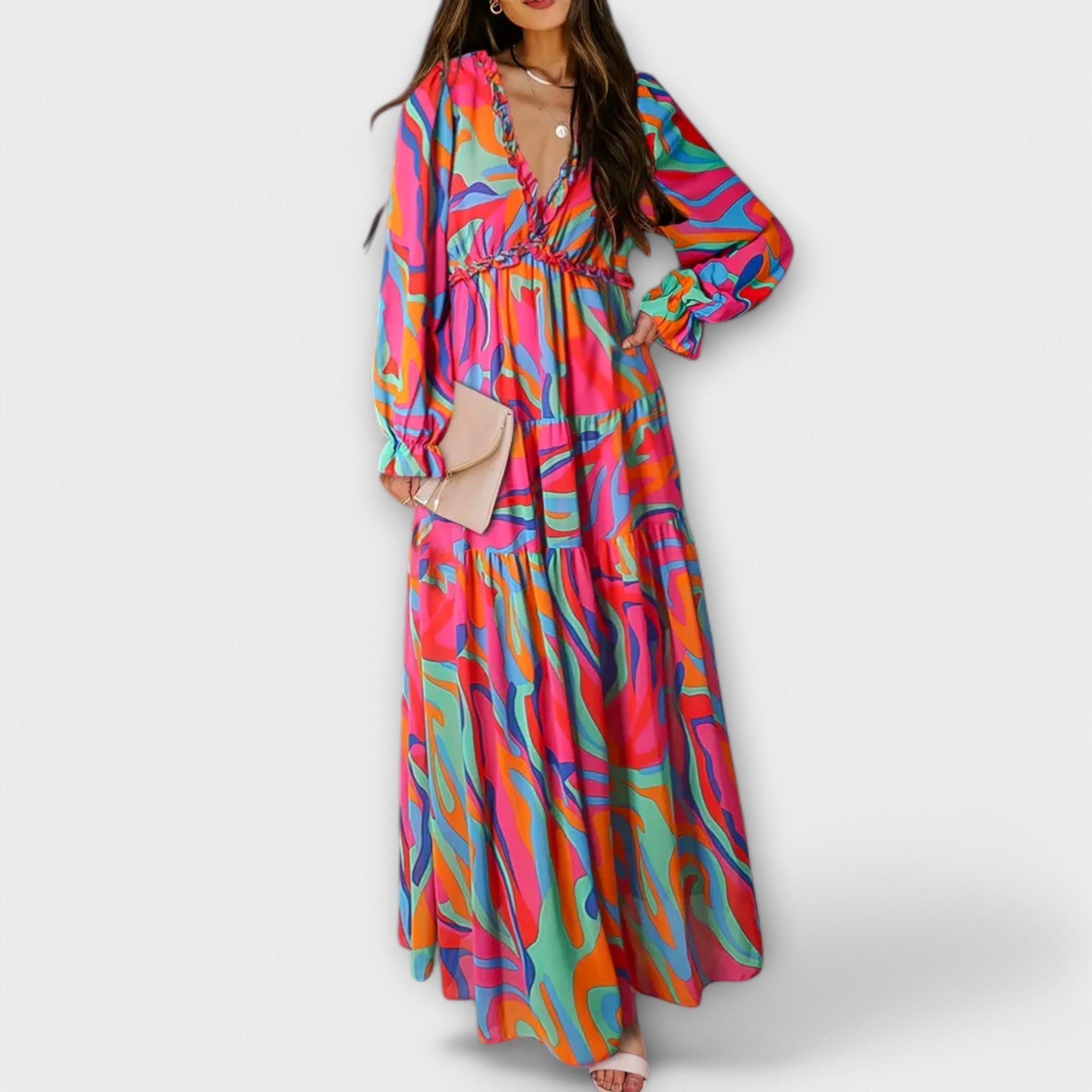 Ynah | Vestido Maxi Elegante