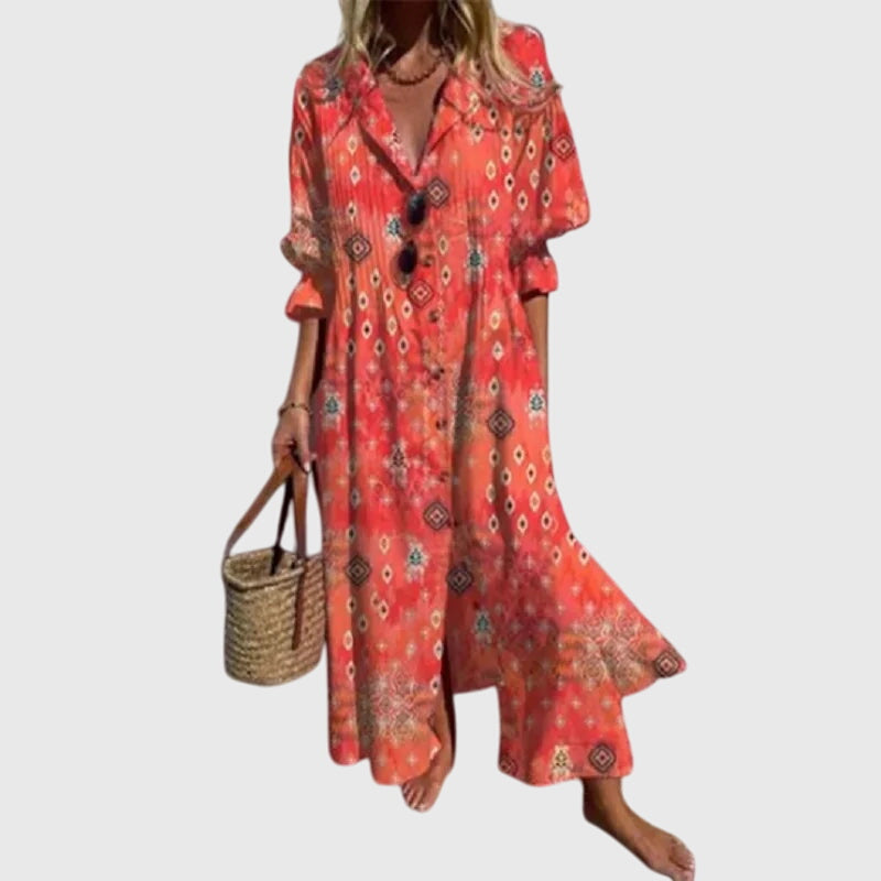 Zariah | Vestido Boémio Elegante