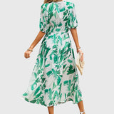 Merlin™ | Vestido Midi Floral Lisonjeiro