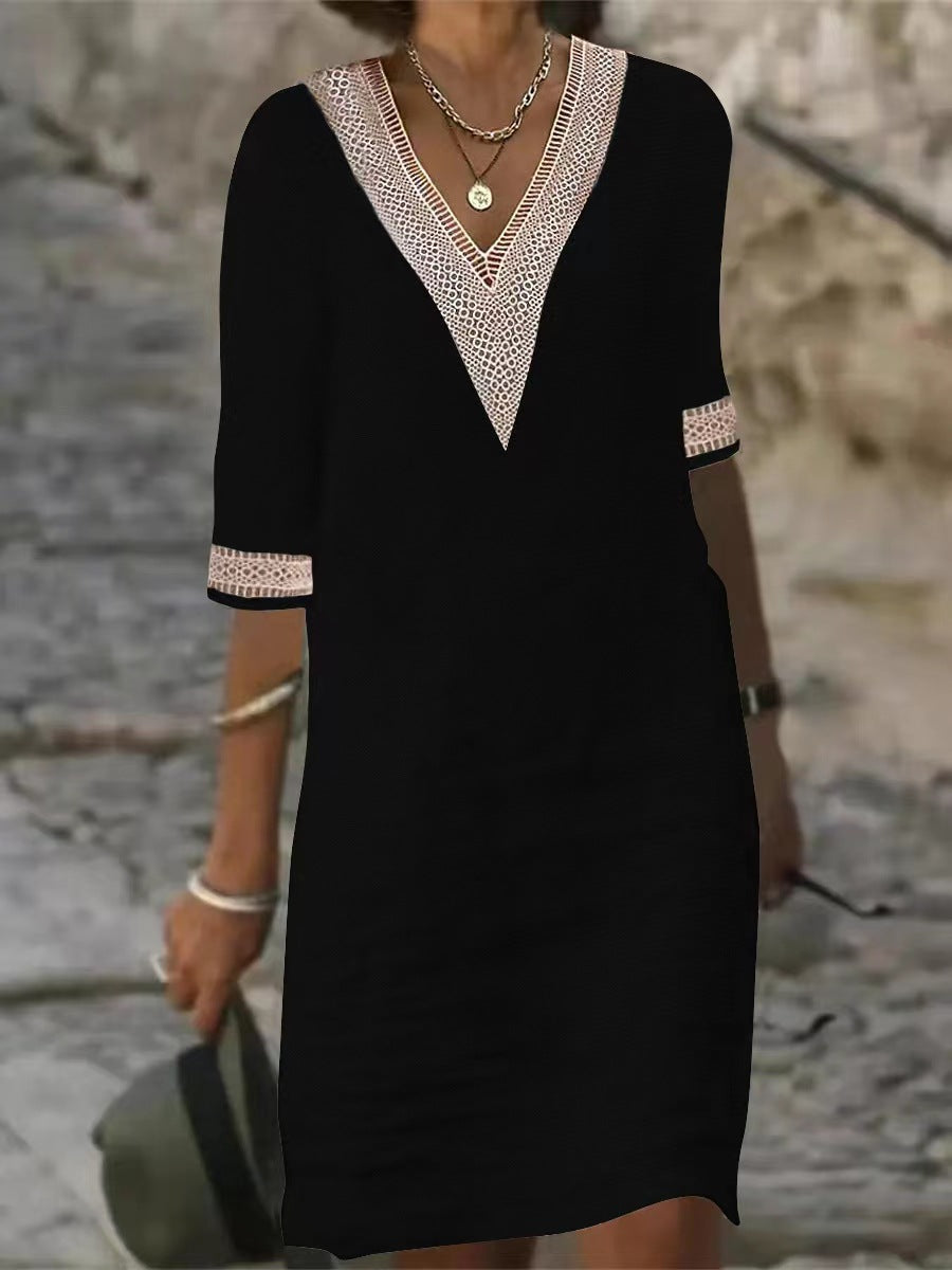 Emelia - Vestido em Algodão e Linho