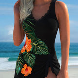 Gitte - Tankini com Estampado de Flores