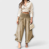 Conjunto de linho com Calças e Top