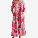 Vestido longo Aisha boémio e artístico