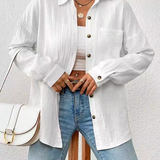 Camisa oversized Sofia leve e versátil