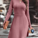 Vestido de malha Elisa – Elegância que aquece o seu estilo