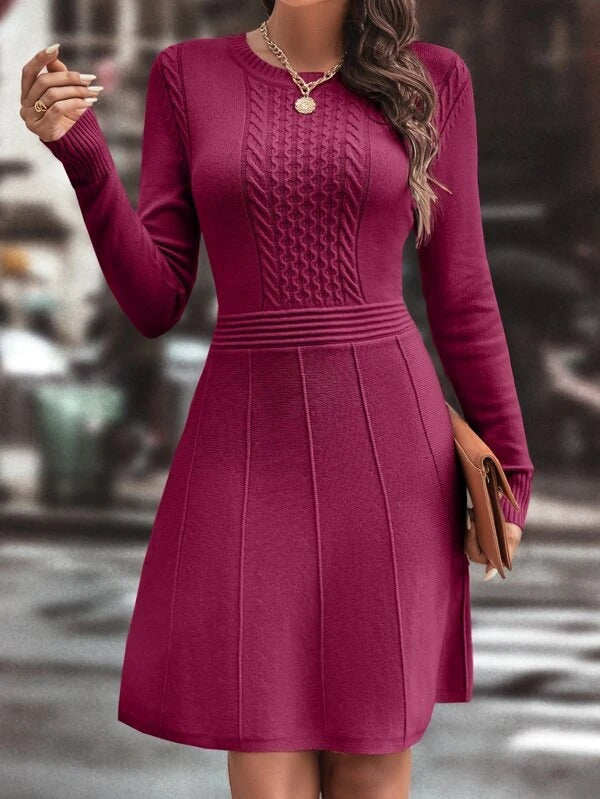 Vestido de malha Elisa – Elegância que aquece o seu estilo