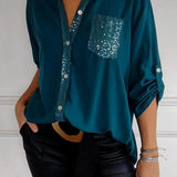 Ana - Blusa casual com botões