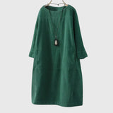 Grace | Vestido Midi de Veludo Relaxado