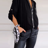 Ana - Blusa casual com botões