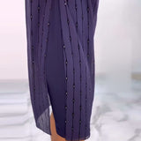 Monica - Vestido Plissado Sólido