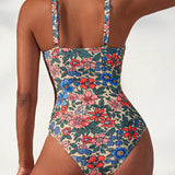 Marianne - Fato de Banho Halterneck com Estampado de Flores