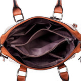 Genive | Conjunto de 4 bolsas de couro modernas