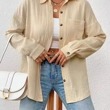 Camisa oversized Sofia leve e versátil