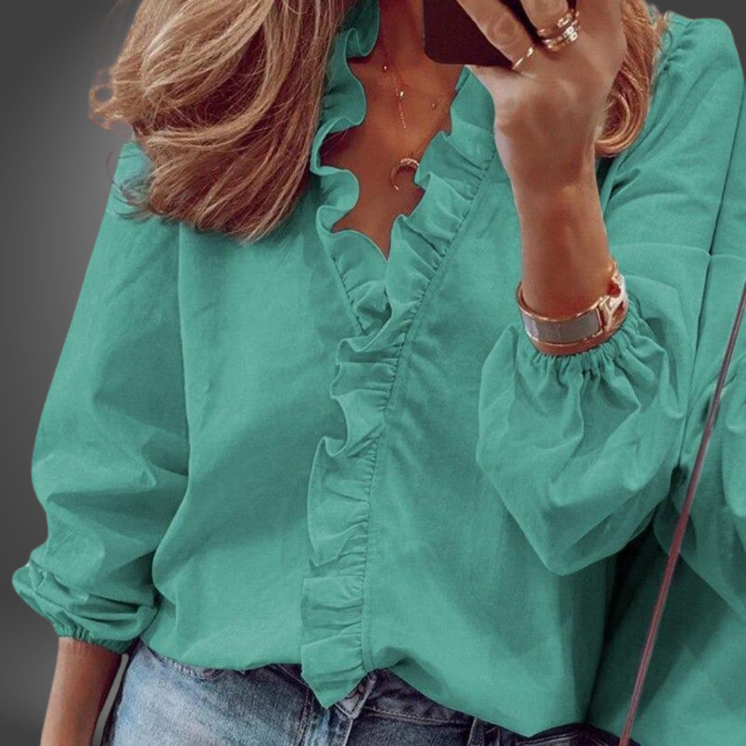 Tana - Blusa Elegante Feita à Mão