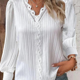 Emma | Blusa com Detalhes de Renda