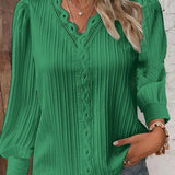 Emma | Blusa com Detalhes de Renda