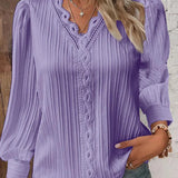 Emma | Blusa com Detalhes de Renda