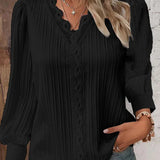 Emma | Blusa com Detalhes de Renda