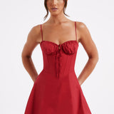 Vestido Lacey Mini - Vermelho
