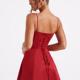 Vestido Lacey Mini - Vermelho