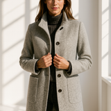 Victoria | Casaco Confortável para Mulheres com Gola Alta