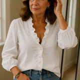 Tana - Blusa Elegante Feita à Mão