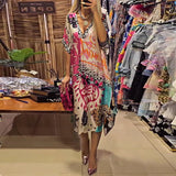 Andreia - Vestido casual com decote V