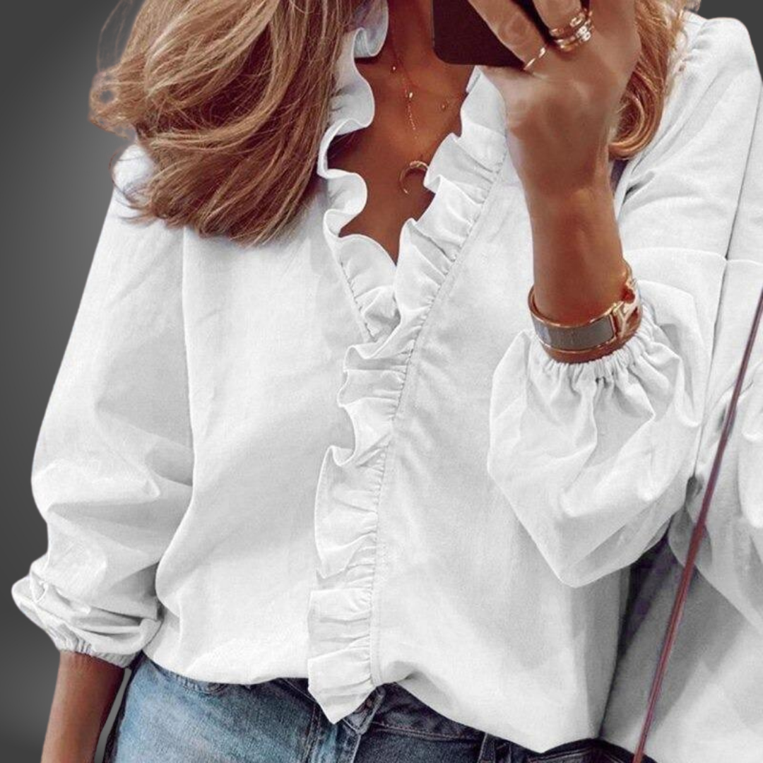 Tana - Blusa Elegante Feita à Mão