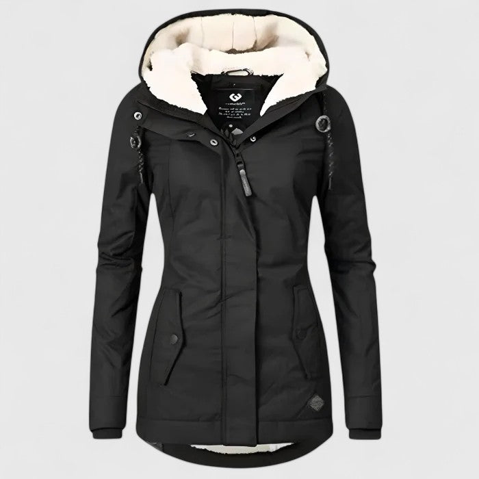 Maggie - Casaco de Inverno Impermeável com Capuz