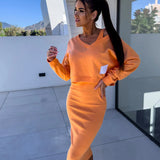 Zara - Conjunto casual de moletom e vestido