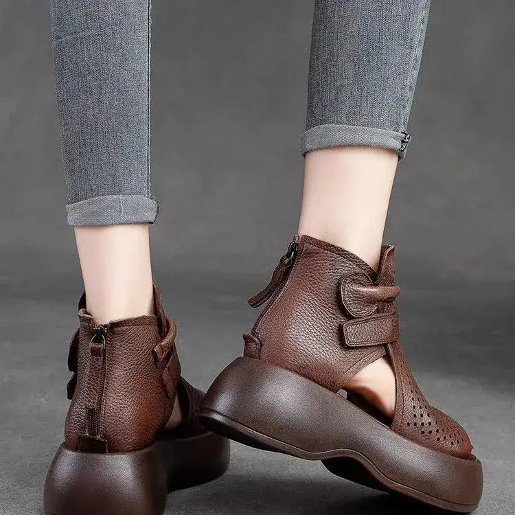 Zapatos ortopédicos de cuero