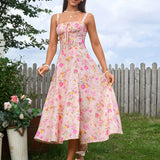 Vestido Cami com Decote Pregueado e Fenda na Coxa